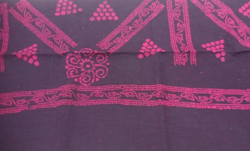 PL COTTON SAREES WITH WAX DOT PRINT DESIGNS